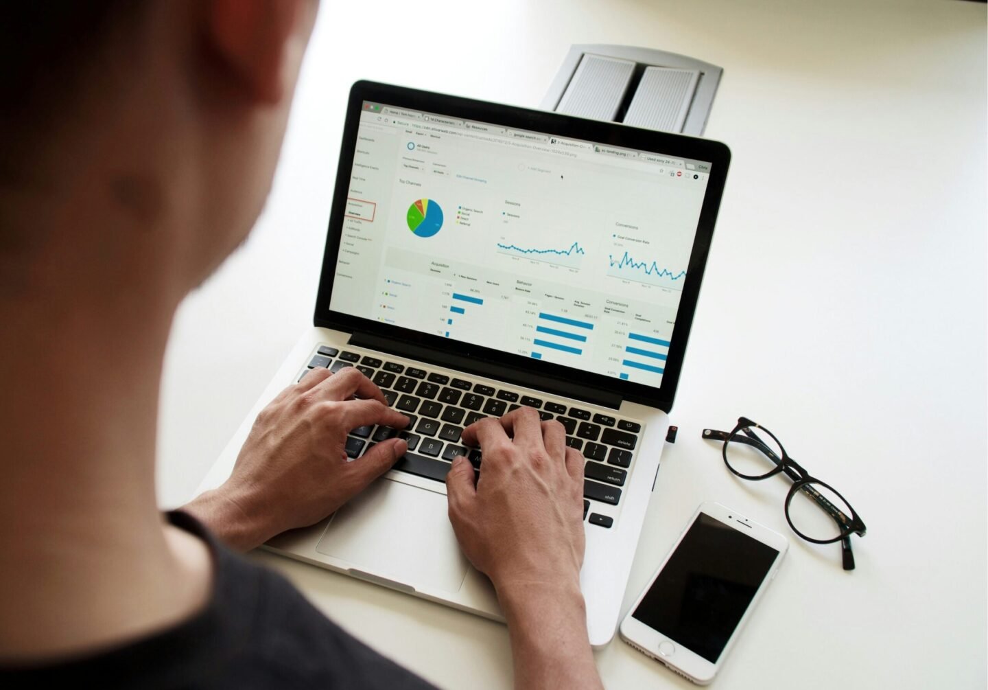 person using MacBook Pro